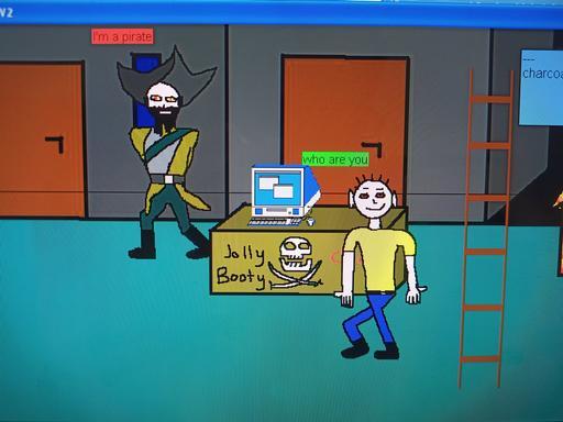 a screenshot showing v2 of that point and click game