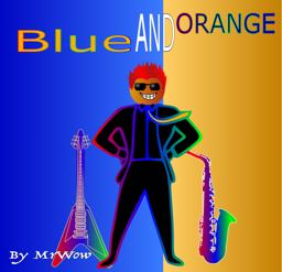 CD Cover Blue and Orange